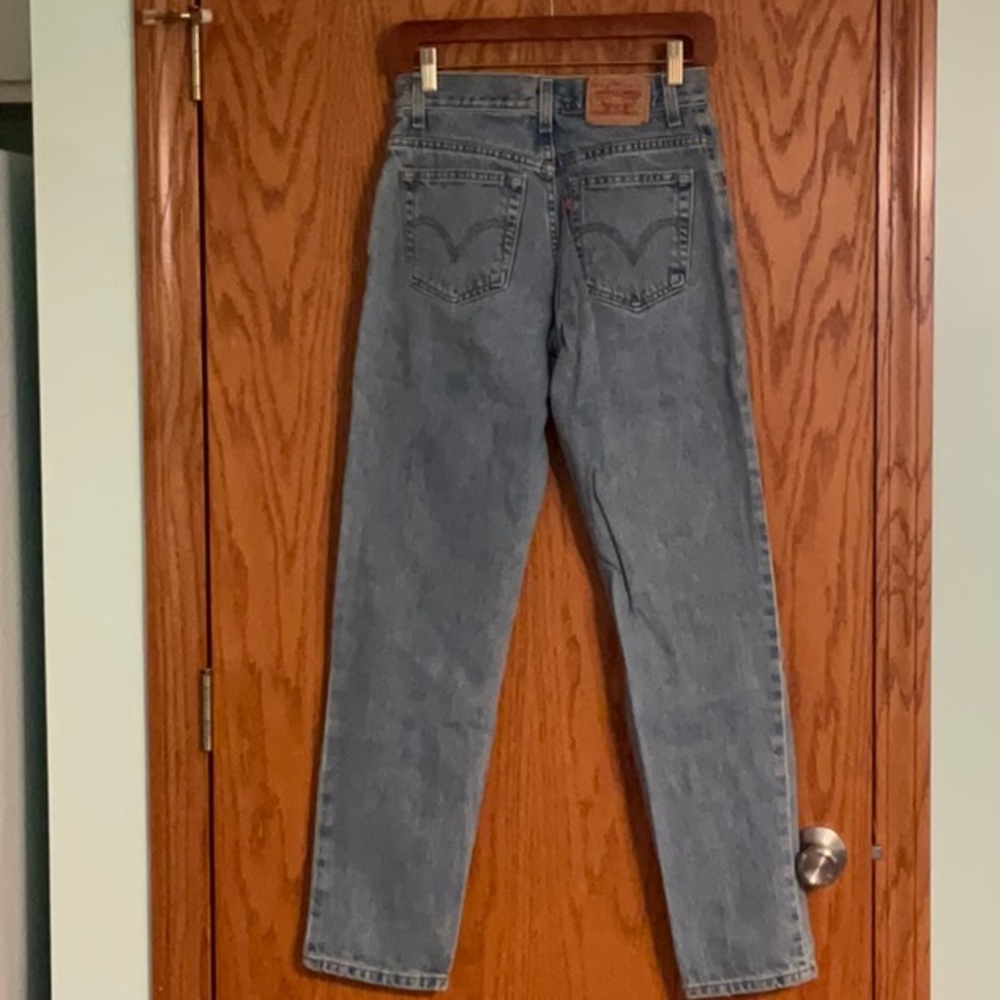 Levi’s 550 Light Wash Denim Jeans 100% Cotton Vintage 6M - Picture 3 of 6